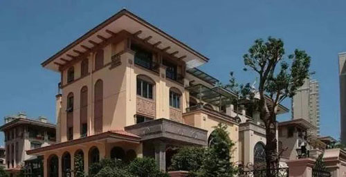 在農(nóng)村小別墅用真石漆裝修外墻，效果圖美絕了